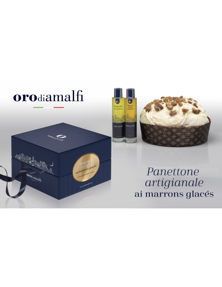 Artisan Panettone with marrons glacés